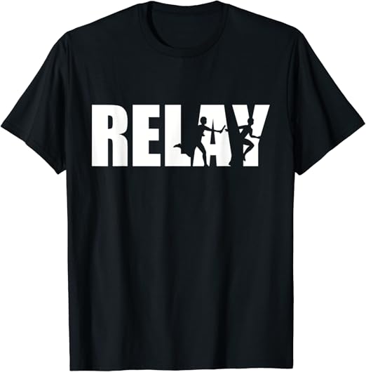 Relay running TShirt Amazon.co.uk Fashion